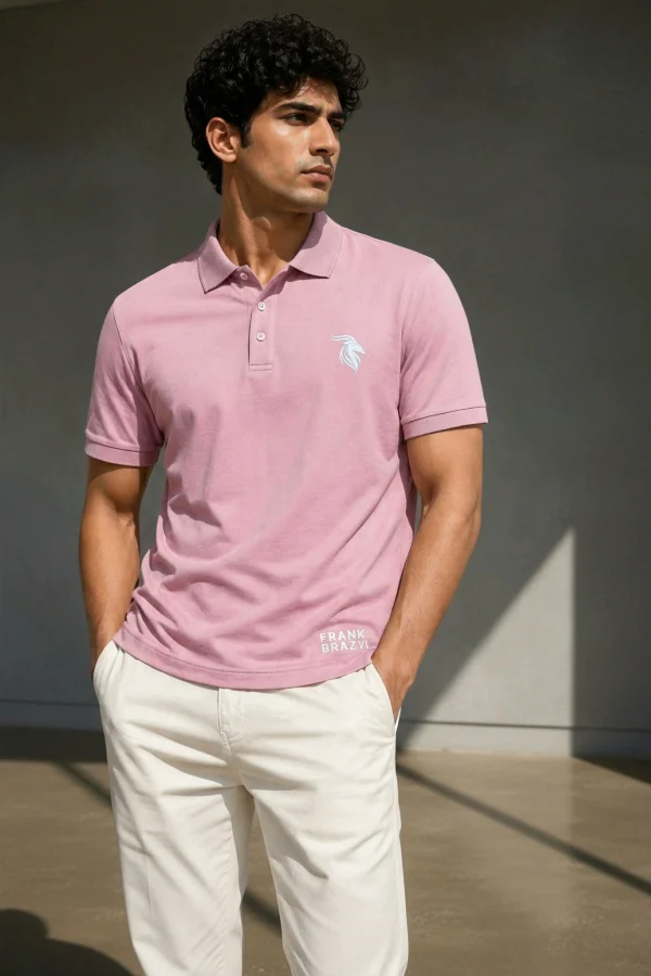 Dust Pink Polo Frank Brazyl